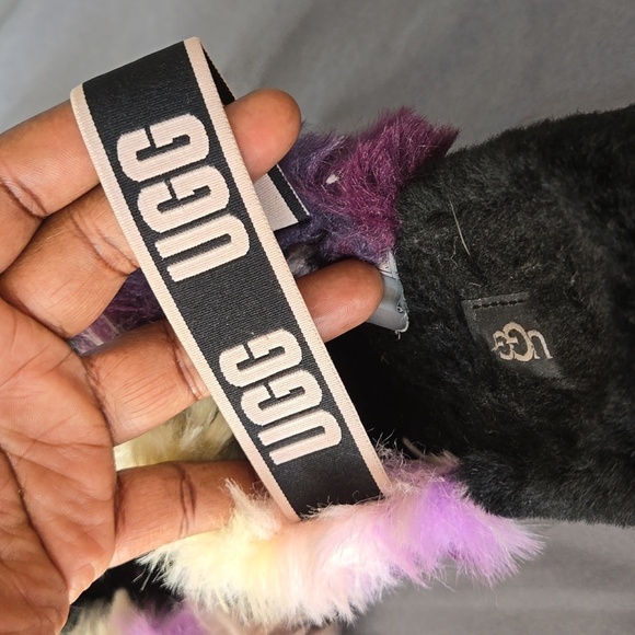 UGG Multicolor Fluffy Slippers - Picture 5 of 10